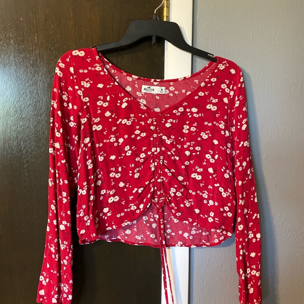 floral crop top